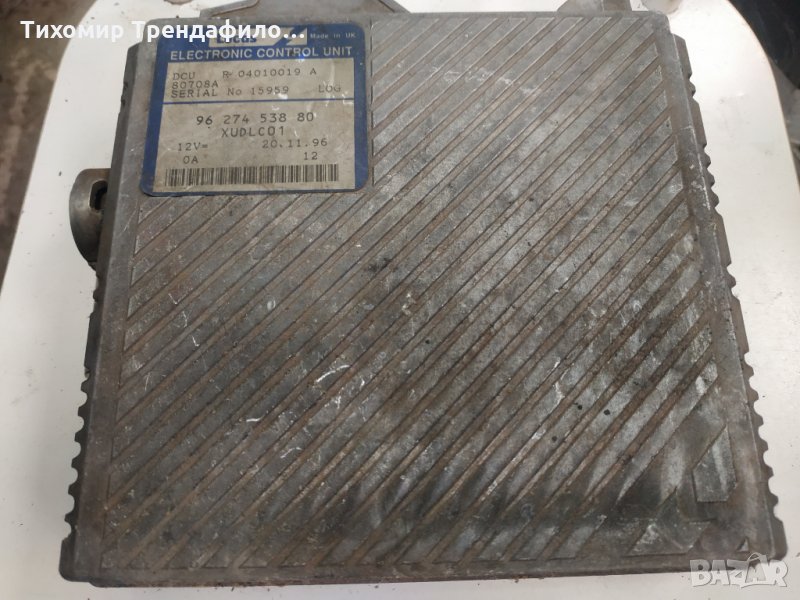 Peugeot 406 2.1TD ECU Lucas 9627453880, 96 274 538 80, R 04010019 A, r04010019a, снимка 1