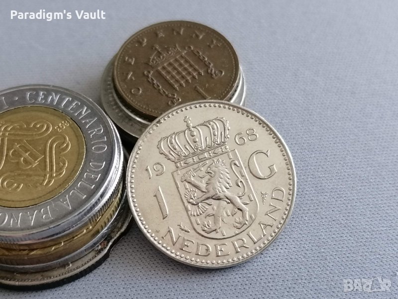 Монета - Нидерландия - 1 гулден | 1968г., снимка 1