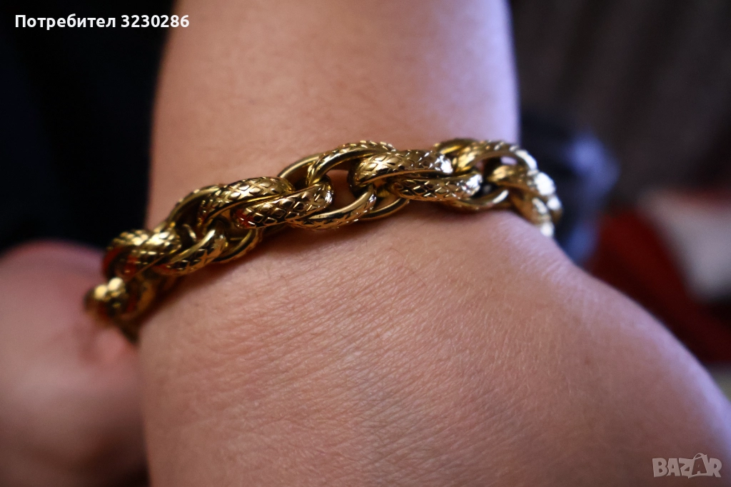 Нова масивна унисекс гривна, снимка 1