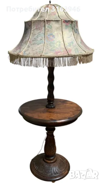 Старинен лампион-масичка, снимка 1