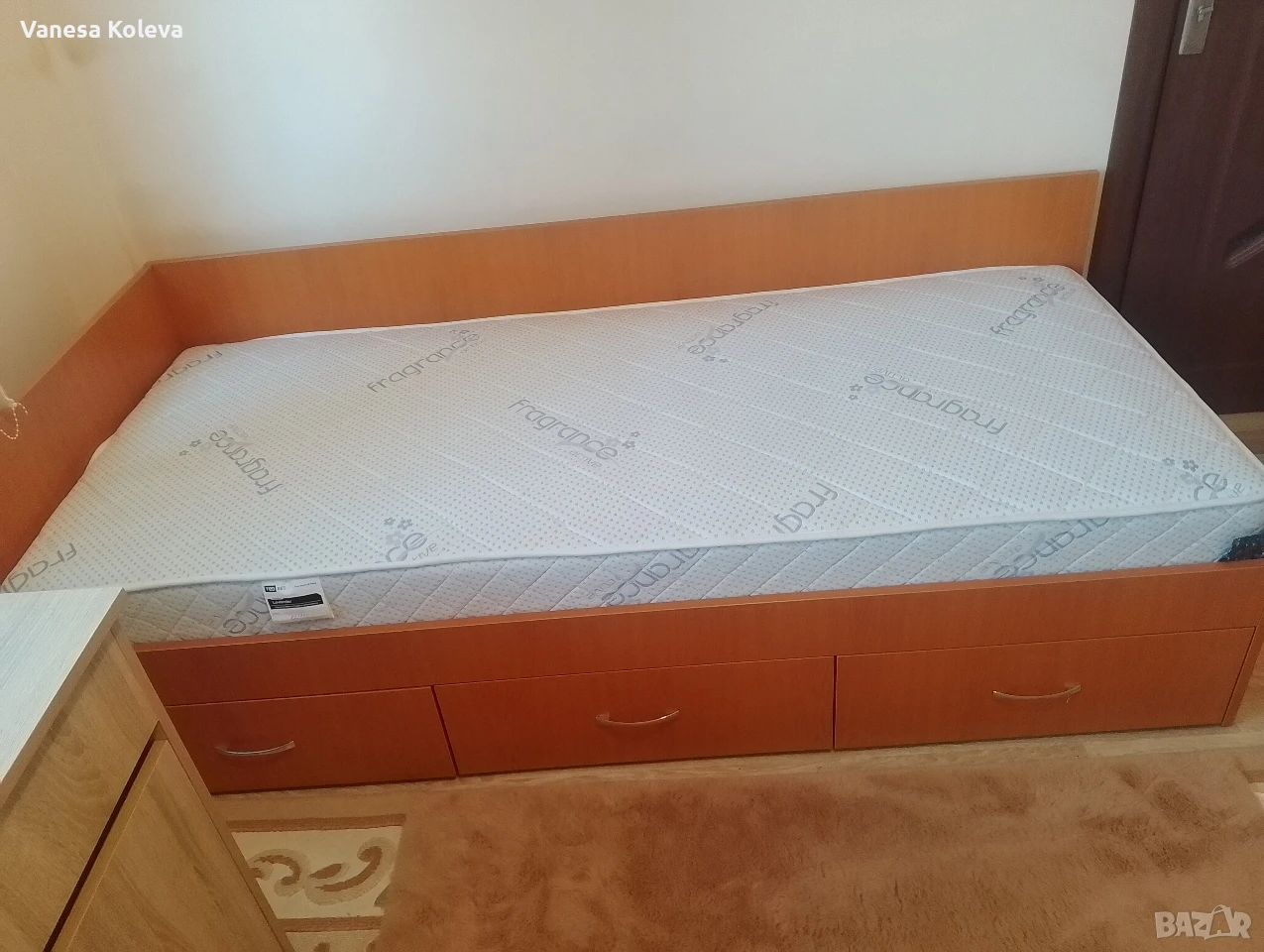 ЧИСТО НОВ TЕД Lavender Duo Memory 82×190 – 23 см (еднолицев), снимка 1