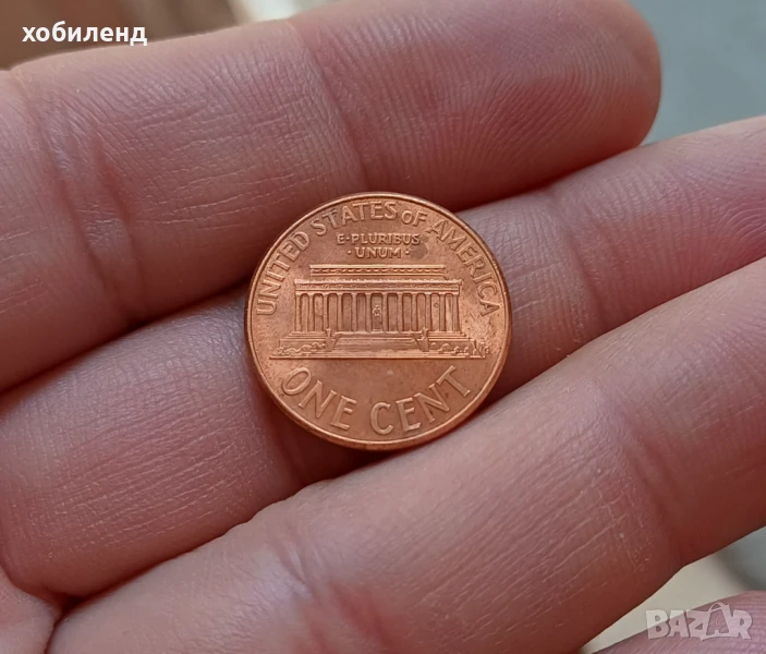 1 цент САЩ нециркулирал 2004/D , снимка 1