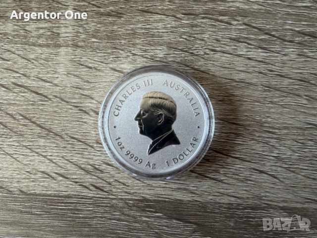 Сребърна Монета 1 унция Лунар Змия 2025 Година на Змията Lunar Snake, снимка 2 - Нумизматика и бонистика - 52802524