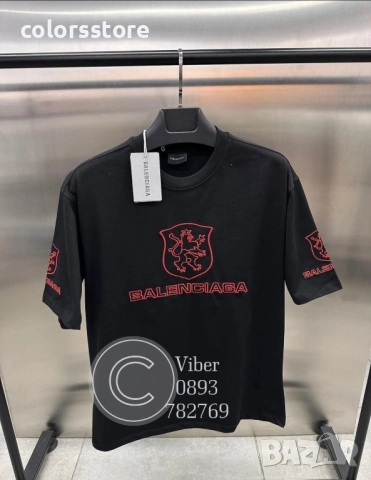 Мъжка Черна тениска Balenciaga код IM41H