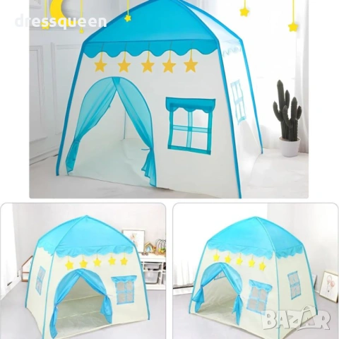 4753 Огромна детска палатка със звездни мотиви за безкрайни игри, снимка 2 - Други - 53811614