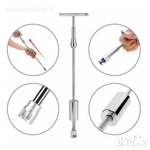 Комплект за изправяне на вдлъбнатини с мини обратен чук - 267157, снимка 8 - Аксесоари и консумативи - 53371533