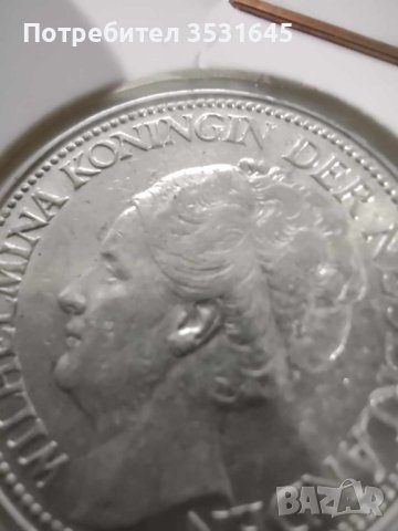 Сребърни монети с ликът на Wilhelmina Koningin, снимка 2 - Нумизматика и бонистика - 42577148