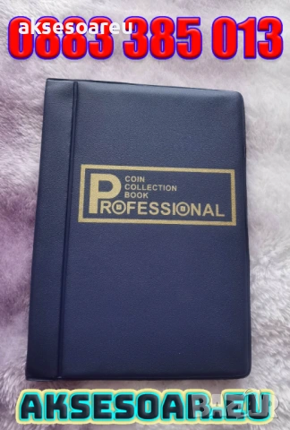 Кожен албум книга за монети 10 страници 120 джоба за жетони Възпоменателни монети, медальони Значки , снимка 5 - Нумизматика и бонистика - 53769899
