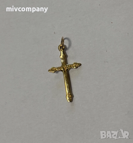 Златна висулка(кръст)0.60гр., снимка 3 - Колиета, медальони, синджири - 52053275