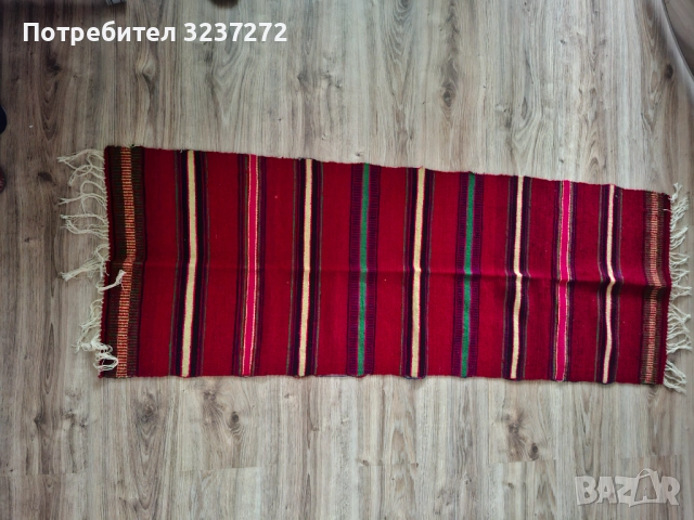 Автентично родопско килимче за молитви - вълна