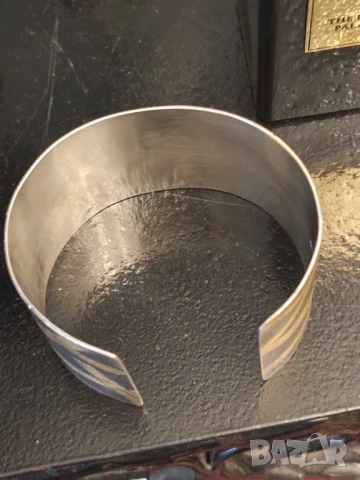 Авторска гривна уникат сребро и злато на Stella Deligianni, снимка 7 - Гривни - 50487791