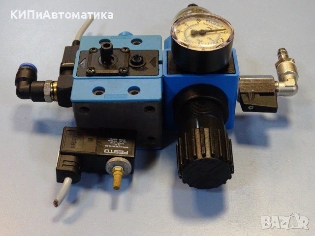 пневмогрупа Festo LER-1/4-S-B MFHE-3-1/4B, снимка 4 - Резервни части за машини - 53151695