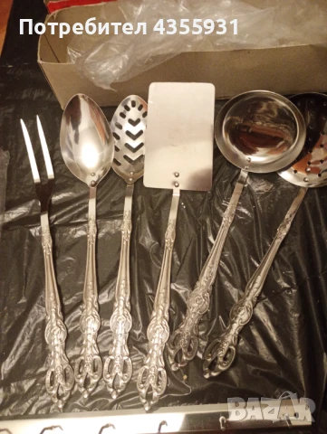 Неупотребяван Стар немски Набор стари прибори старинни немски прибори хранене , снимка 10 - Антикварни и старинни предмети - 51218328