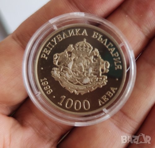 1000 лева 1998г. 100г. БТА , снимка 2 - Нумизматика и бонистика - 41548373