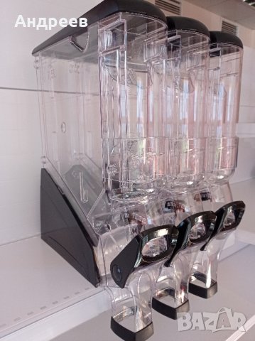 Диспенсър / контейнер 7,5л за ядки, кафе и др., снимка 6 - Оборудване за магазин - 41679827