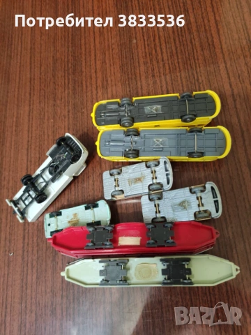 Стари пластмасови ретро Vintage колички 1:62 мащаб, снимка 7 - Колекции - 53672802