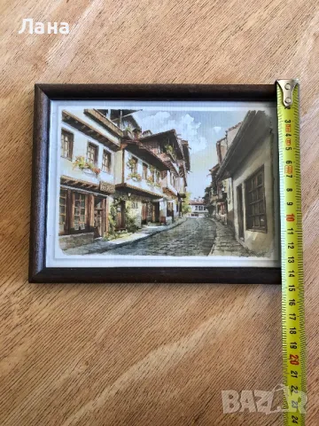 Голяма Картина в дървена рамка със стъкло, снимка 11 - Картини - 38309299