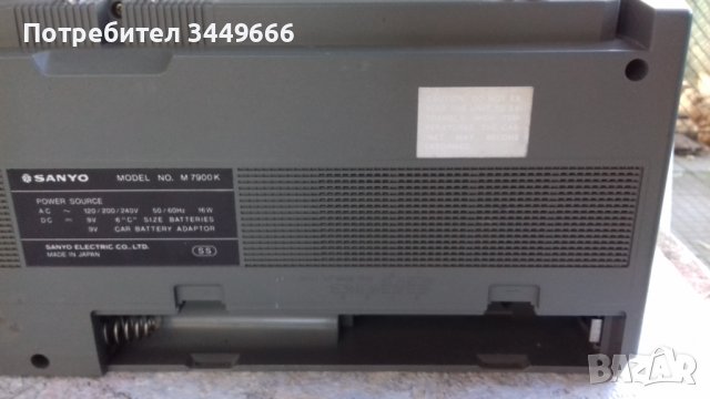 Sanyo M7900K, снимка 6 - Радиокасетофони, транзистори - 44216493