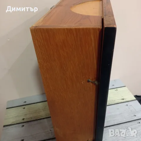 Рядък стенен механичен часовник Янтар (СССР) – работещ, с гонг и ключ, снимка 4 - Антикварни и старинни предмети - 55950852