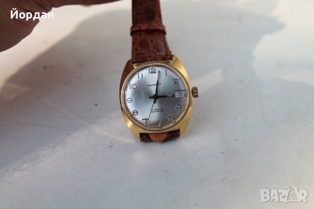 Швейцарски мъжки часовник ''Favorit'' 1980 г., снимка 14 - Мъжки - 41786245