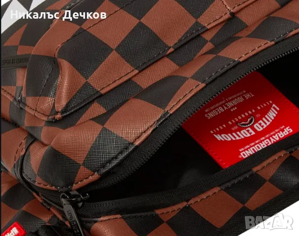 Чанта Sprayground hangover cargo crossbody, снимка 2 - Чанти - 55972692