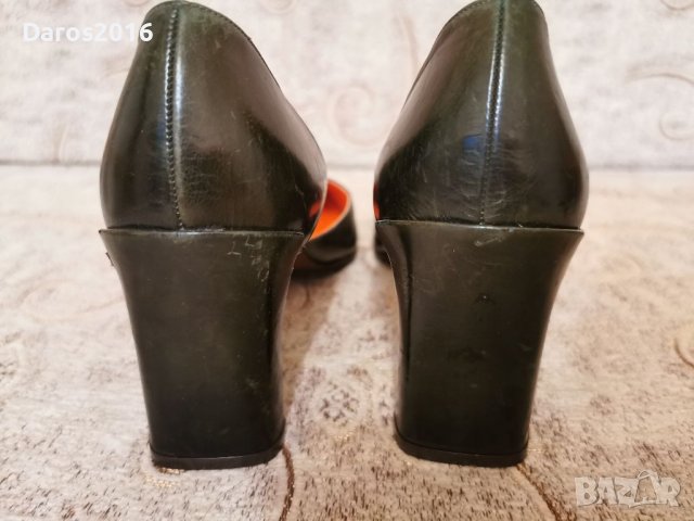 Страхотни обувки с ток DKNY 38 номер , снимка 7 - Дамски обувки на ток - 40113145
