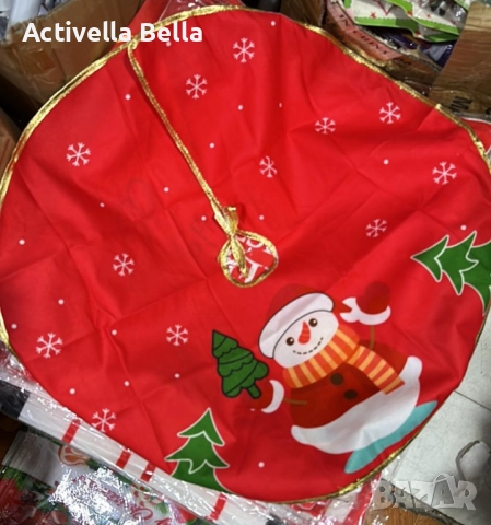 Празнично покривало за под елхата - Уют и стил за вашата Коледа, снимка 2 - Декорация за дома - 52564189