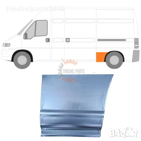 Панел калник Долна част пред колелото за Ducato- Boxer- CTROEN Jumper от 1994 до 2006 год