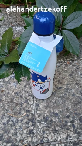 Бутилка за вода Fizz Creations Games: Sonic the Hedgehog - Sonic, снимка 2 - Други - 51342556