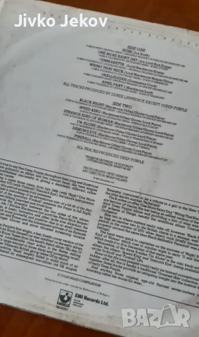 Лот Грамофонни плочи Щурците,Бийтълс, Дийп пърпъл и Елвис , снимка 7 - Грамофонни плочи - 53131723