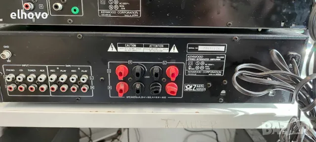 Стерео усилвател, дек, тунер, CD Kenwood, снимка 14 - Ресийвъри, усилватели, смесителни пултове - 48111814