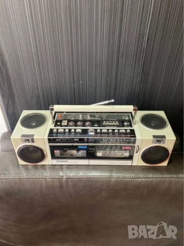 SANYO M-W24K VINTAGE RETRO BOOMBOX радио касетофон, снимка 3 - Радиокасетофони, транзистори - 53822195