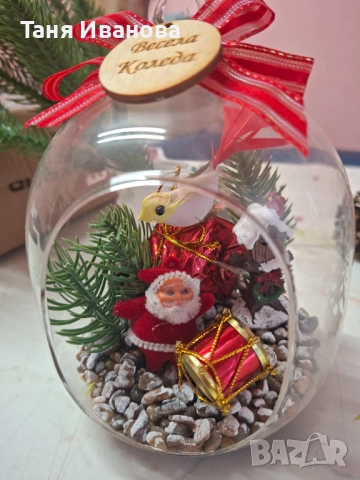 Ръчно изработени коледни сувенири, снимка 2 - Декорация за дома - 52789074