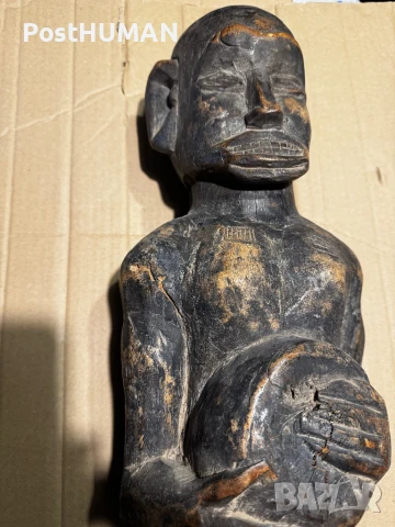 Древна Африканска статуетка, снимка 9 - Антикварни и старинни предмети - 51067213