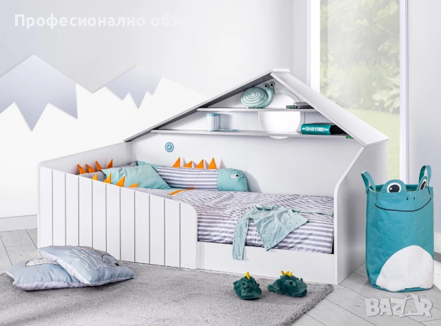 Детски мебели за стая монтесори налични-легло за матрак 100/200см.