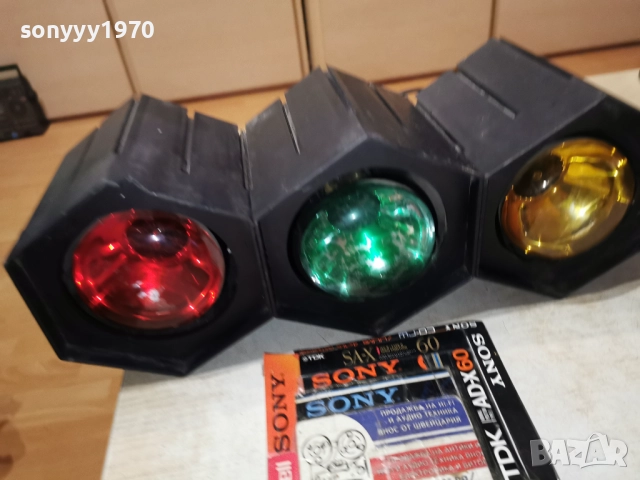 ПРОЖЕКТОРИ 3БР ЗА ЦВЕТОМУЗИКА 36Х12Х12СМ 220В 2012251753, снимка 4 - Ресийвъри, усилватели, смесителни пултове - 52859202