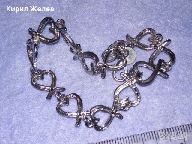 ШАРМАНТНА ДИЗАЙНЕРСКА ПОСРЕБРЕНА АРТ ГРИВНА от БЛАГОРОДНА СТОМАНА с ПЕЧАТ 925 За ПОСРЕБРЯВАНЕ 38734, снимка 9 - Гривни - 41741242