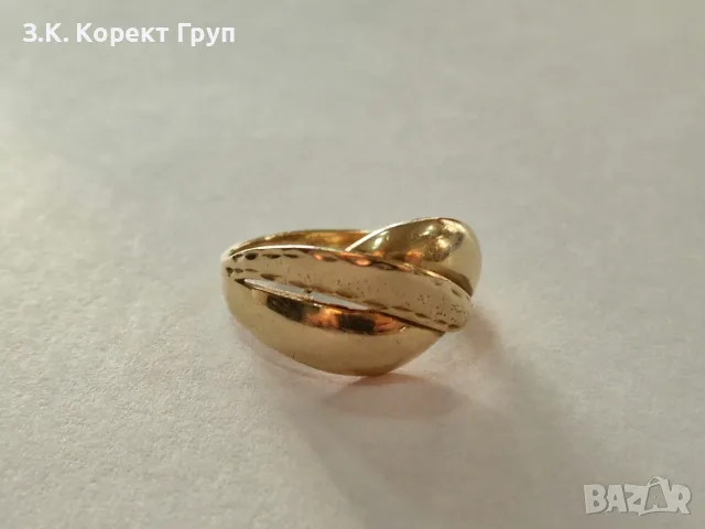 Дамски залтен пръстен 14К 585 / 2,70 гр.