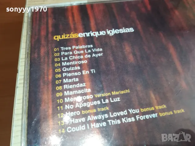 ENRIQUE IGLESIAS CD 1105251830, снимка 10 - CD дискове - 50244083