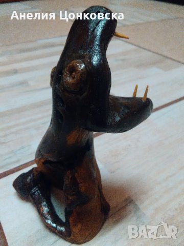 Животинка от дърво,ръчно изработена, снимка 1