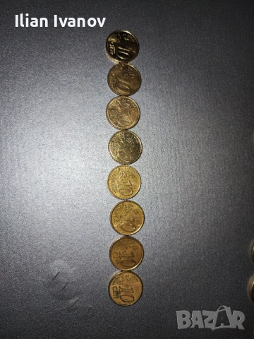 Евро монети от 2, 1, 0.5, 0.20, 0.10, 0.05, снимка 5 - Колекции - 53202752