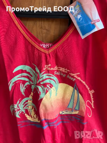 Нова дамска нощница M Кристи  KRISTY потник Широка презрамка, снимка 2 - Нощници - 49784713