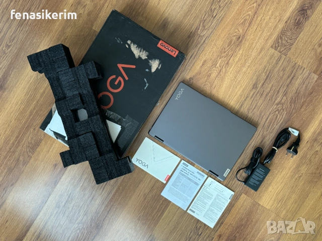 ЧИСТО НОВ 14' 2.2К Touch i5-1355u Lenovo Yoga 7 16GB LPDDR5/512GB NVMe/Подсветкa/Бат 12ч.