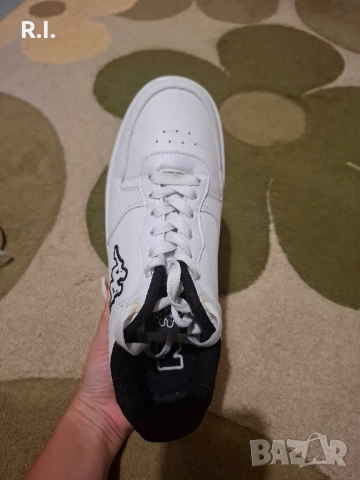 Дамски бели кецове Kappa, снимка 5 - Кецове - 51873569