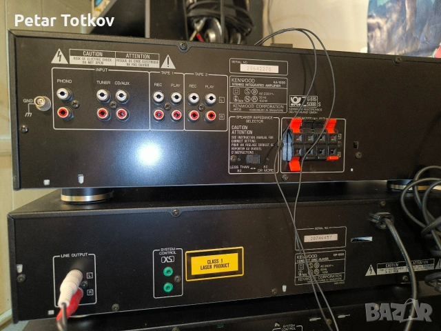 Aудио с-ма Kenwood с тонколони Eltax, снимка 4 - Аудиосистеми - 53731112