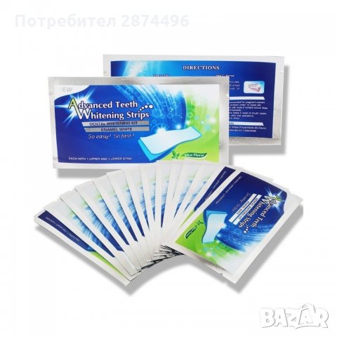 Advanced Teeth Ефикасни Лентички за избелване на зъби, снимка 3 - Други - 35793795