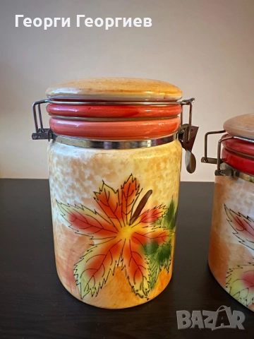 Страхотен, керамичен комплект за кухня, снимка 2 - Кутии за храна - 52404689