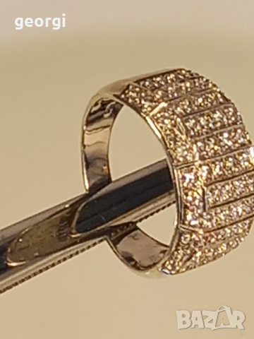 сребърен пръстен с камъни , снимка 5 - Пръстени - 44596269