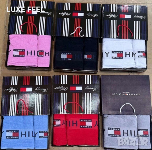 Tommy Hilfiger ⚜️ Хавлии 2бр в Кутия 
