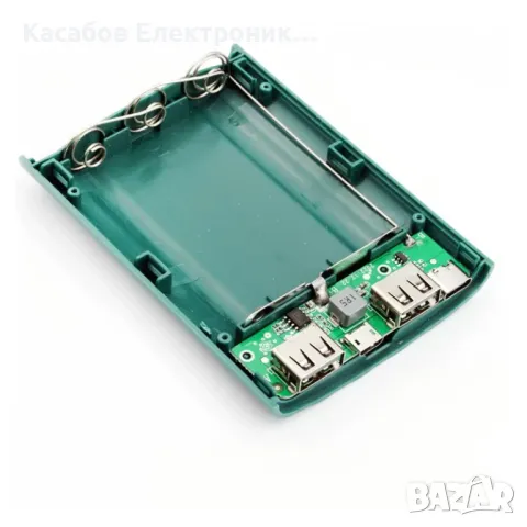 Кутия за Powerbank 3x18650 Li-Ion с 2xUSB + USB-C порт, power bank, пауър банк, снимка 2 - Друга електроника - 48949099